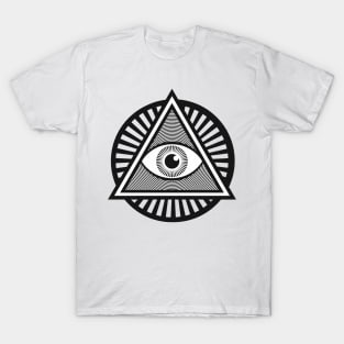 All-Seeing Illuminati Eye Symbol T-Shirt